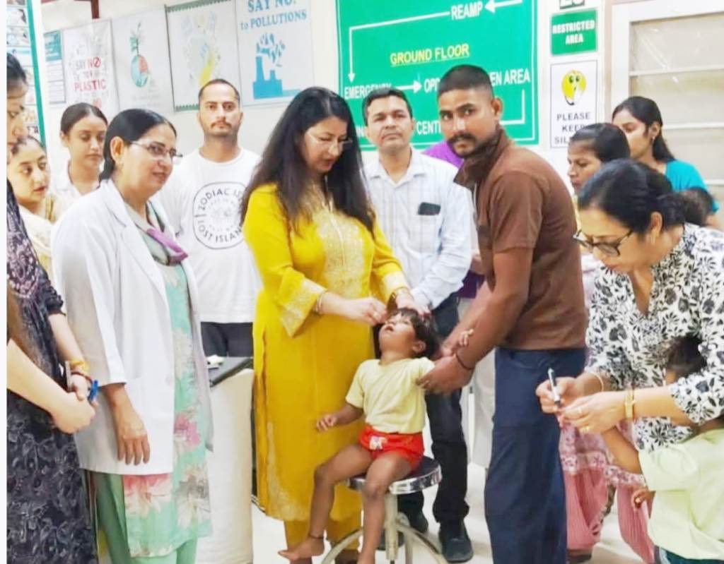 On the first day of the Intensified Pulse Polio drive 89840 children administered polio drops